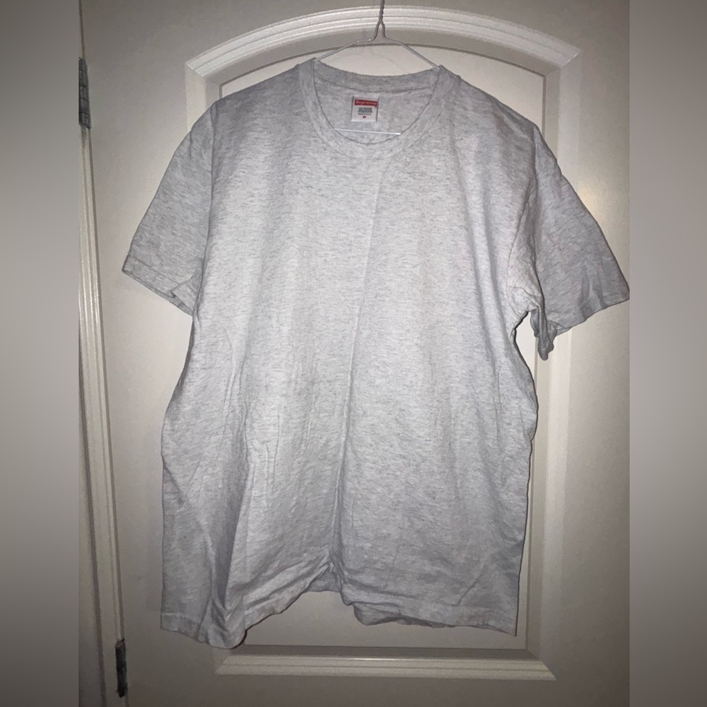 Blank light heather Supreme t shirt